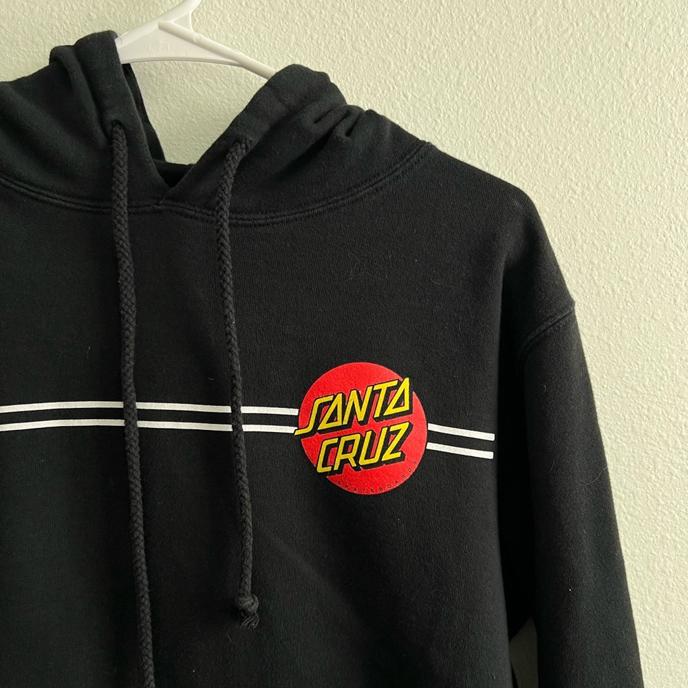 Black Santa Cruz Hoodie